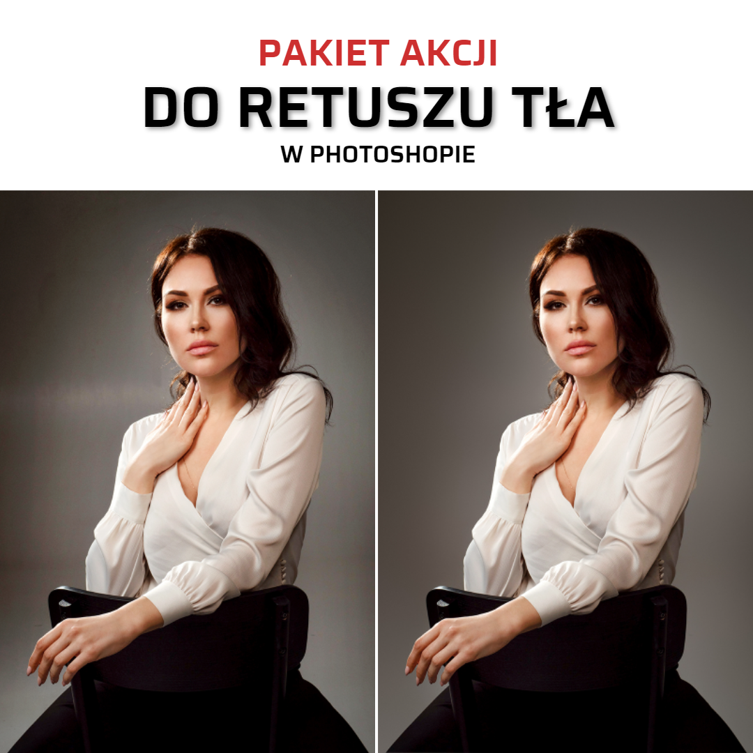 Akcje do retuszu tła w Photoshopie. Usuwanie bandingu i cieni na tle
